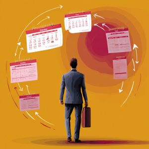 EB-5 investor illustration showing fiscal year reset in October.